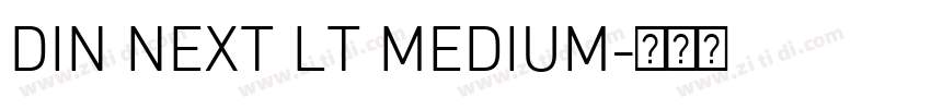 DIN NEXT LT MEDIUM字体转换